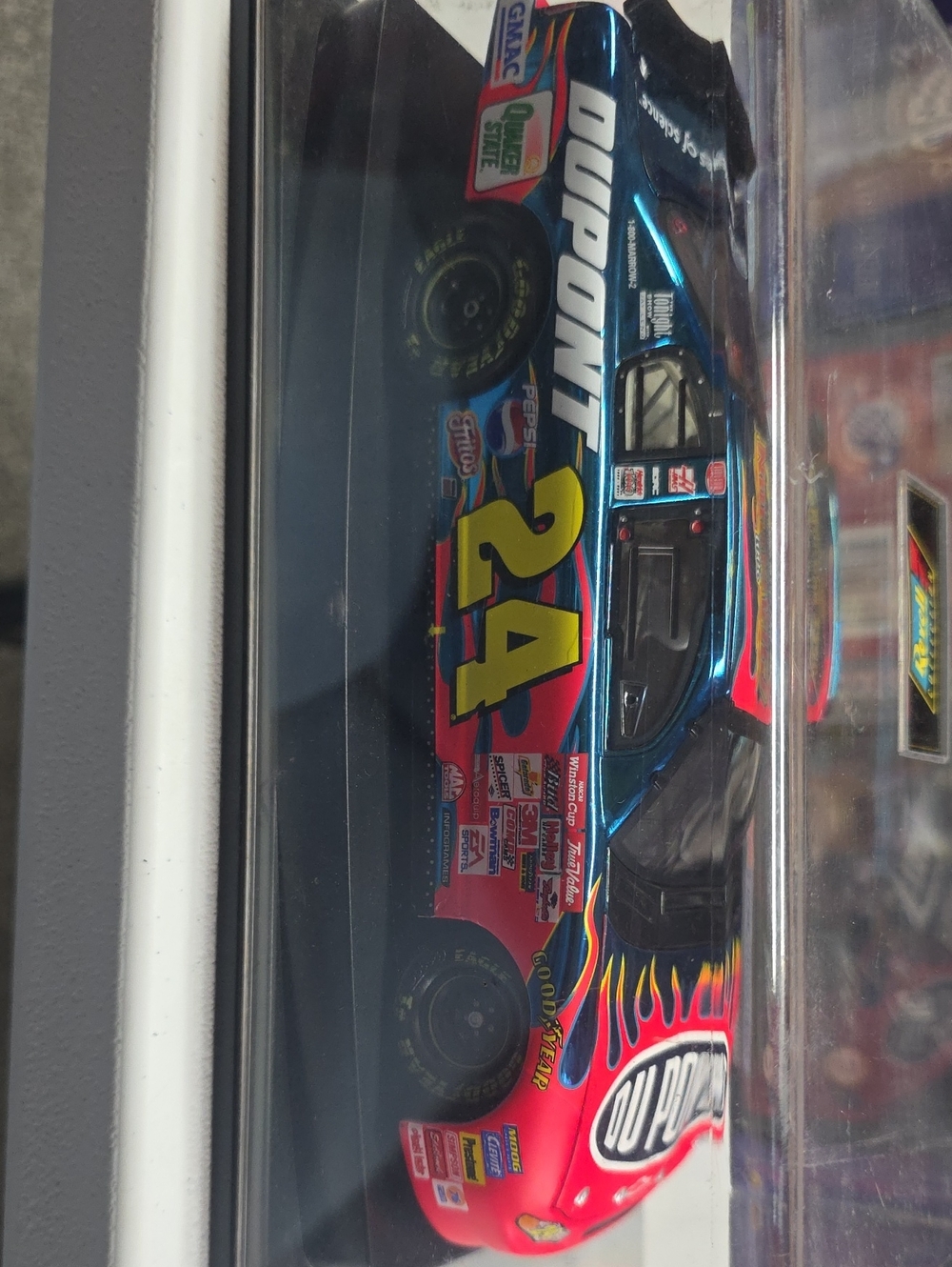 #025 No.24 Jeff Gordon Blue and Red Die-Cast Race Car
